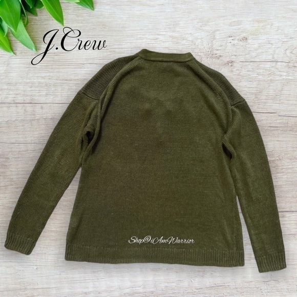 J.Crew lace-up pullover in seaweed green *shop@iamwarrior - Picture 4 of 8